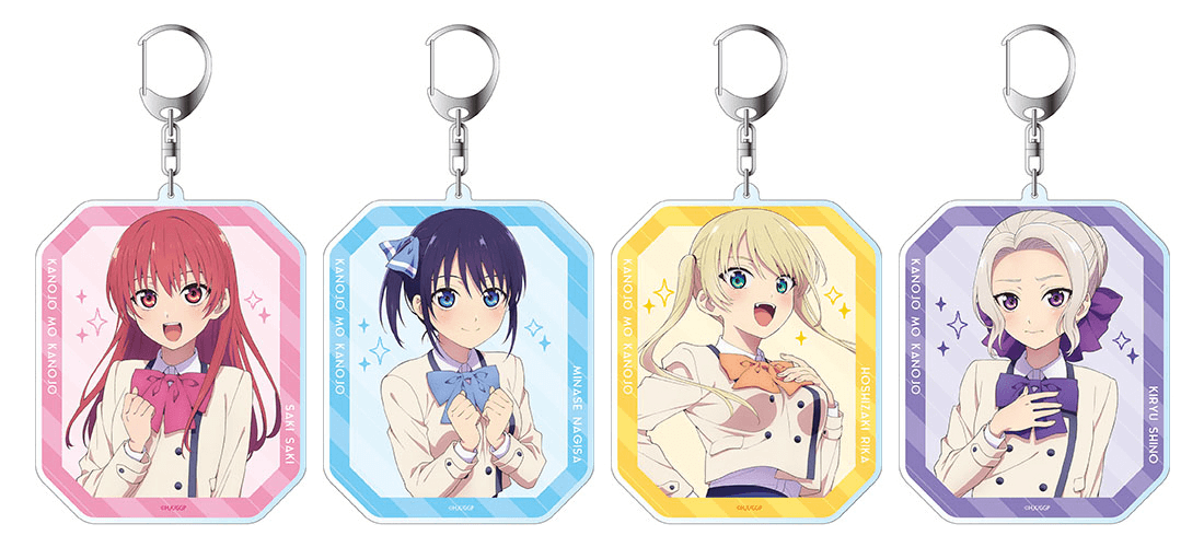 デカキーホルダー　全4種（佐⽊ 咲・水瀬 渚・星崎 理香・桐生 紫乃）