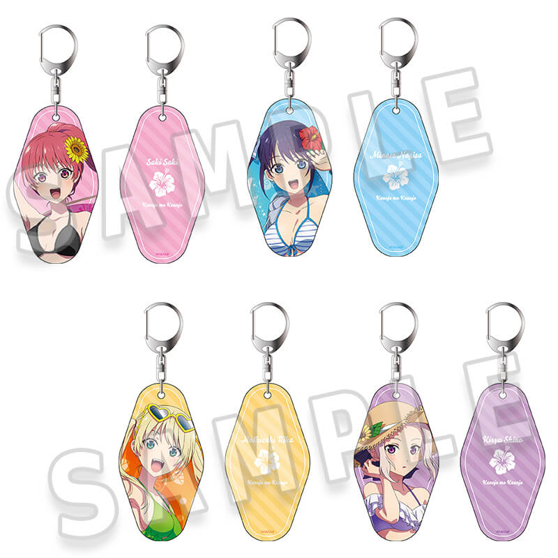 両面キーホルダー　水着 ver.